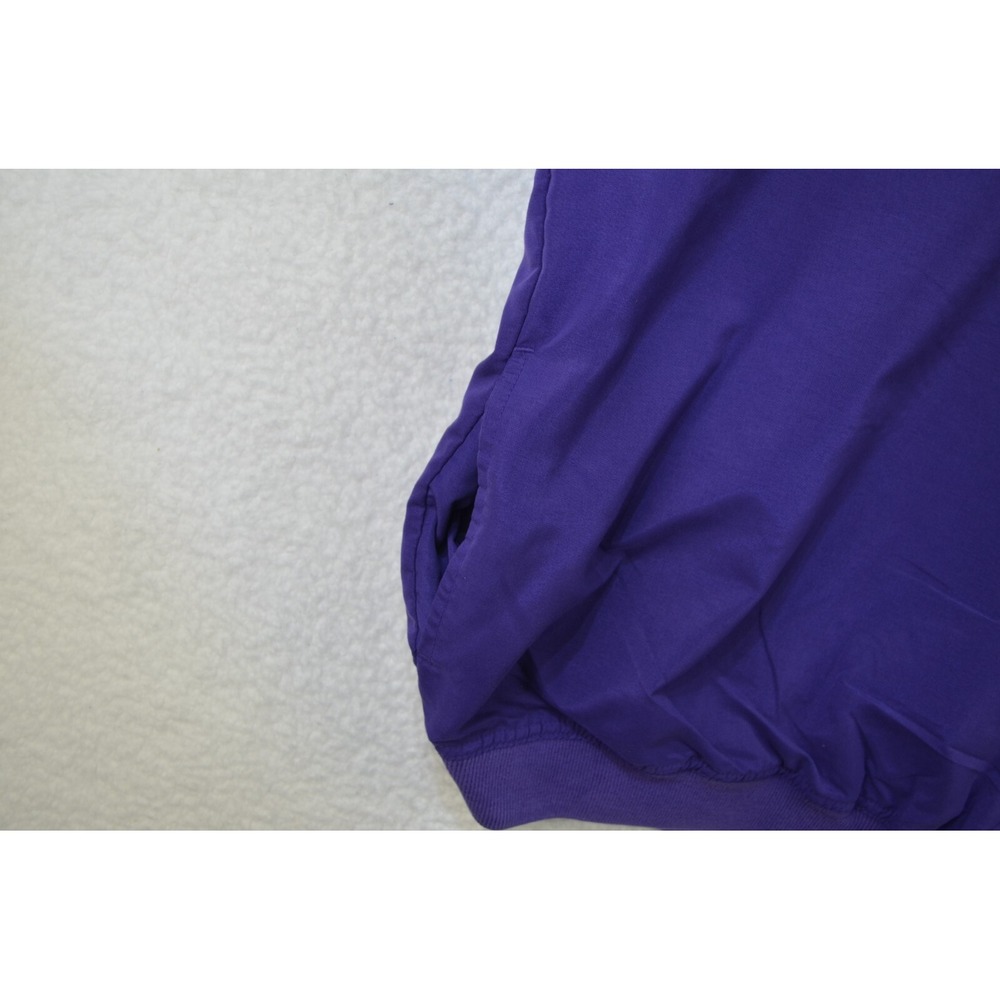 Northwestern Wildcats Jacket Mens XL Purple Pullover Wind Breaker Pockets - Picture 5 of 12